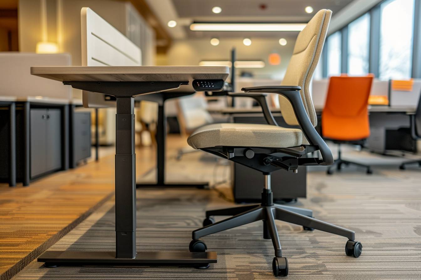 Réglabilité de la hauteur et de l'inclinaison : une caractéristique essentielle des mobiliers de bureau d'occasion professionnels